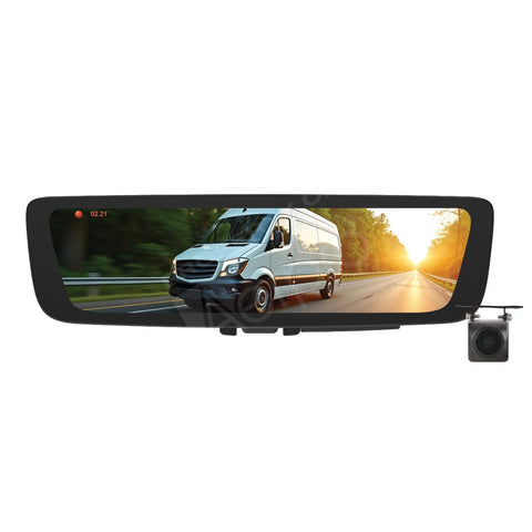 AERPRO AEM1R 9.6" DIGITAL E-MIRROR WITH REAR DVR CAMERA