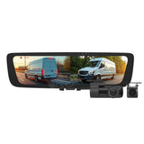 AERPRO AEM2R 9.6" DIGITAL E-MIRROR WITH FRONT & REAR DVR CAMERAS