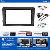 Aerpro AKVW12 9" Install Kit To Suit VW Various 2005-2016