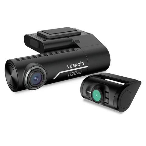 Vueroid D20-Q2 DVR 2K Quad HD Front & Rear Dash Camera
