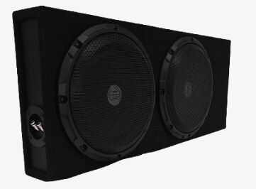 ZEROFLEX FLX-210SE Dual 10” Ultra Slimline Subwoofer Enclosure