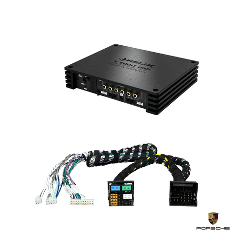 Porsche With Basic Sound from 2017 - DSP Amplifier + Harness | HELIX NEXT V EIGHT DSP Ultimate
