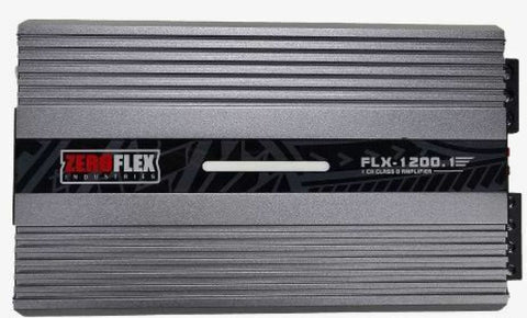 ZEROFLEX FLX-1200.1 1200WRMS MONO AMPLIFIER WITH BASS REMOTE