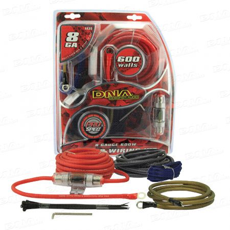 DNA Audio AK80 8g Power Cable Kit – Malaga Car Audio